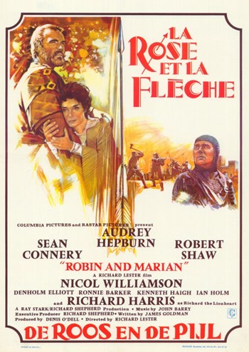 Robin and Marian Movie Poster Print featuring classic design
