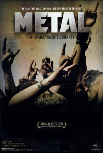Metal Movie Poster - Unique decor for film enthusiasts.
