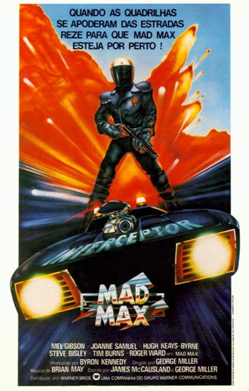 Mad Max Movie Poster Print featuring captivating post-apocalyptic visuals.