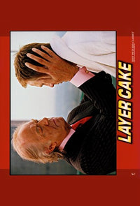 Layer Cake Movie Poster Print featuring vibrant visuals and cinematic theme.