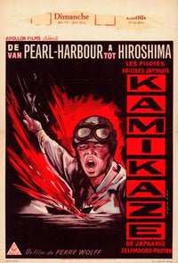 Kamikaze Movie Poster Print showcasing vibrant colors and dynamic design.