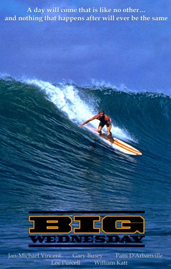 Big Wednesday Movie Poster Print featuring classic surf film art.