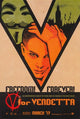 V for Vendetta Movie Poster Print featuring iconic imagery and bold graphics.