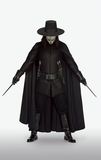 V for Vendetta Movie Poster Print featuring iconic imagery.