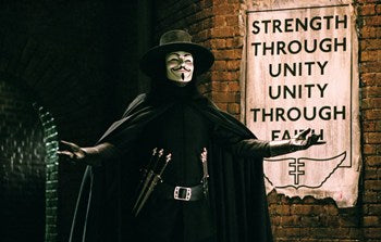 V for Vendetta Movie Poster Print - 11x17