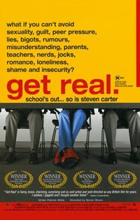 'Get Real' Movie Poster - vibrant cinematic decor