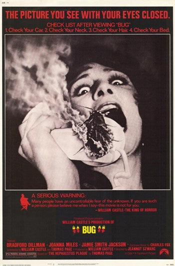 Bug Movie Poster Print in multiple sizes available.