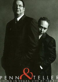 Penn and Teller Movie Poster Print showcasing magic and illusion.