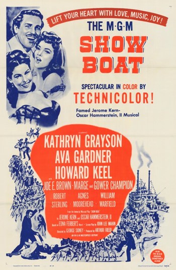 Showboat Movie Poster Print showcasing classic cinema art.