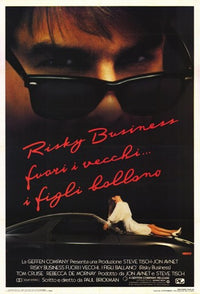 Risky Business Movie Poster Print featuring Tom Cruise