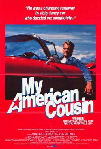 My American Cousin Movie Poster Print featuring classic cinema art