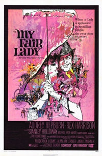 My Fair Lady Movie Poster Print showcasing classic film artwork.
