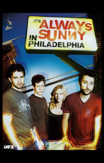 It's Always Sunny in Philadelphia movie poster print featuring iconic characters.