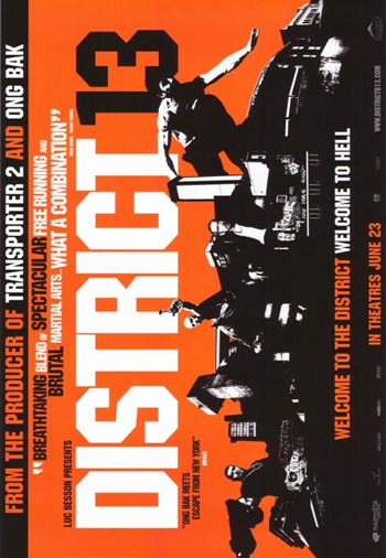 District B13 Movie Poster Print showcasing action-packed film art.