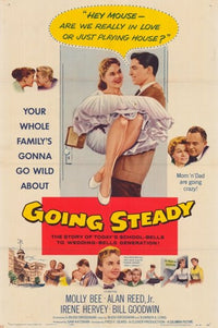 Going Steady Movie Poster Print showcasing classic cinema art.