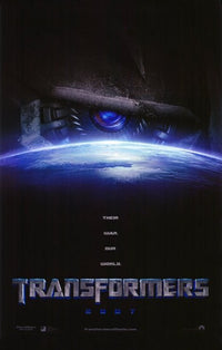 Transformers Style A Movie Poster featuring Autobots and Decepticons.