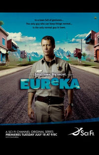 Eureka TV show movie poster print showcasing vibrant design