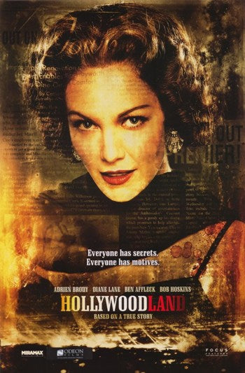 Hollywoodland Movie Poster Print showcasing classic cinema allure.