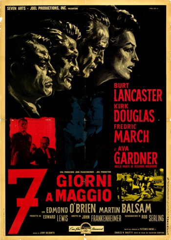 Seven Days in May Movie Poster Print featuring iconic political thriller imagery.