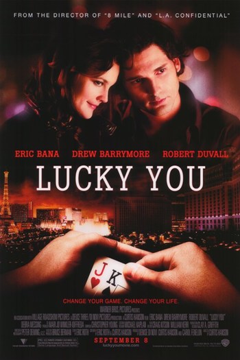 Lucky You Movie Poster Print showcasing the romantic drama film.
