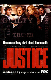 Justice Movie Poster Print showcasing cinematic art.
