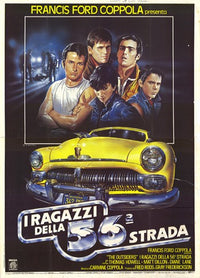 The Outsiders Movie Poster Print showcasing classic cinema art.