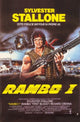 Rambo First Blood Movie Poster Print featuring iconic film imagery.