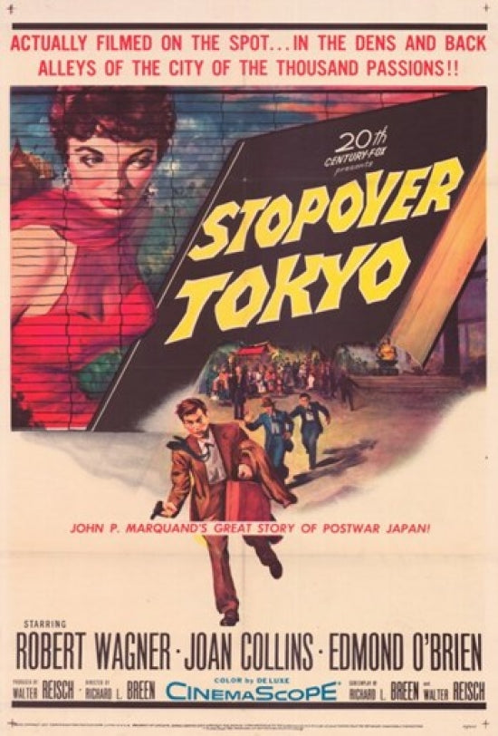 Stopover Tokyo Movie Poster Print showcasing vibrant Tokyo culture and cinema.