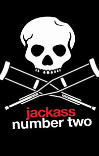 Jackass Number Two Movie Poster Print featuring the iconic Jackass crew.
