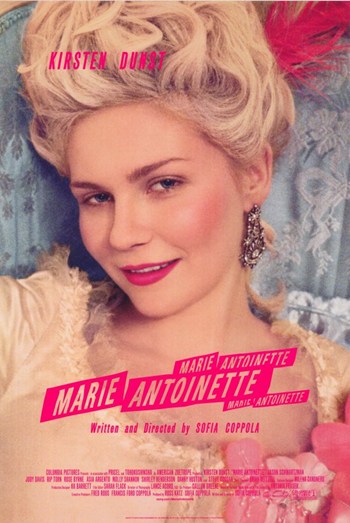 Marie Antoinette Movie Poster Print featuring elegant artwork.