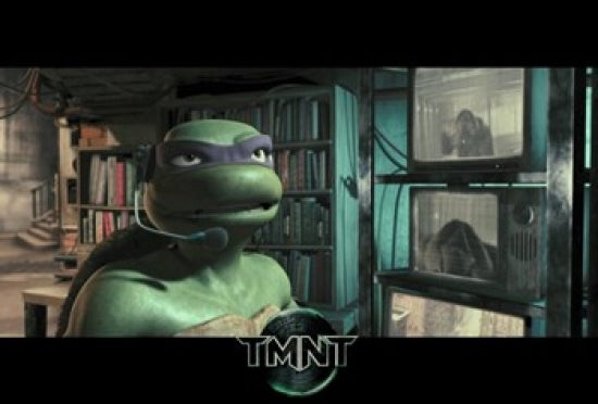 Teenage Mutant Ninja Turtles Movie Poster Print showcasing vibrant colors and dynamic artwork.