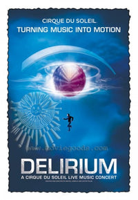 Cirque du Soleil Delirium Movie Poster Print from 2006