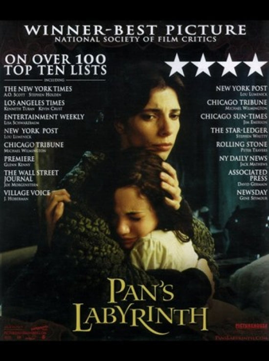 Pan's Labyrinth Movie Poster Print featuring enchanting imagery from the film.