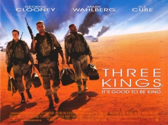 Three Kings Movie Poster Print in 11x17 size, showcasing vibrant colors and striking imagery.