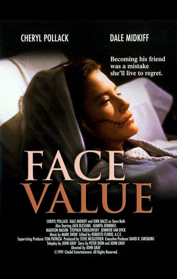 Face Value Movie Poster Print showcasing cinematic artwork.