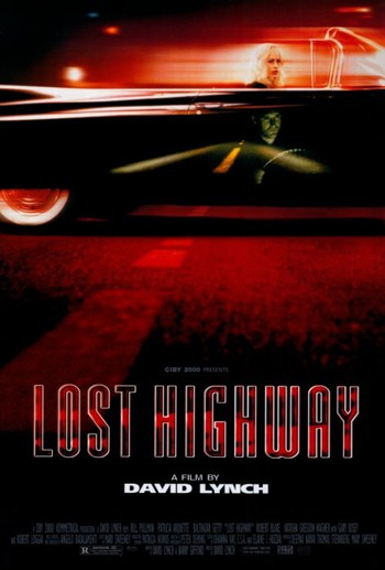 Lost Highway Movie Poster Print featuring surreal cinematic art.