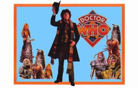 Doctor Who Movie Poster Print featuring vibrant imagery and iconic characters.