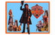 Doctor Who Movie Poster Print featuring vibrant imagery and iconic characters.