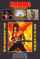 Rambo: First Blood Part II Movie Poster featuring iconic action imagery.
