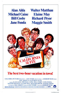 California Suite Movie Poster Print showcasing vibrant colors and classic film art.