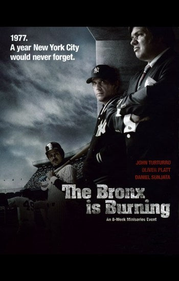 The Bronx Is Burning Movie Poster Print featuring iconic 1970s New York imagery.