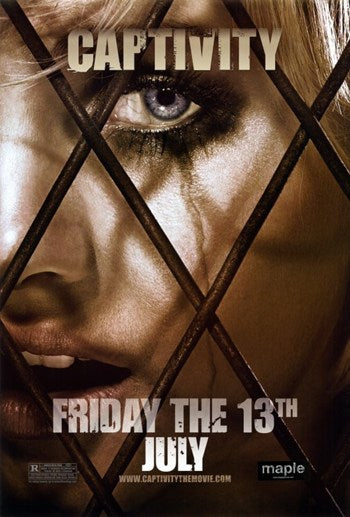 Captivity Movie Poster Print showcasing suspenseful cinematic art