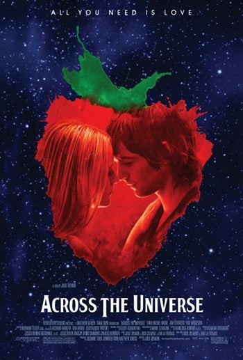 Across the Universe Movie Poster Print featuring iconic imagery from the film.
