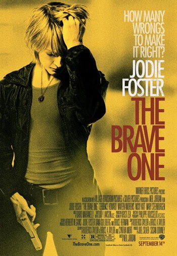 The Brave One Movie Poster Print showcasing dramatic film imagery.