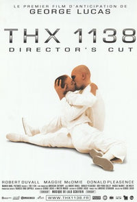 THX-1138 movie poster print showcasing classic cinema style.