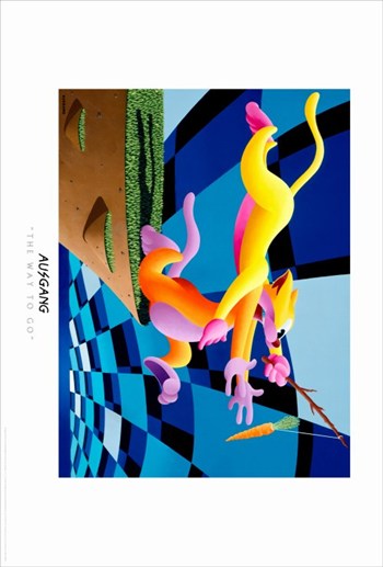 Anthony Ausgang Movie Poster Print featuring vibrant artwork.