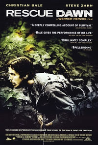 Rescue Dawn Movie Poster Print showcasing survival themes and cinematic art.