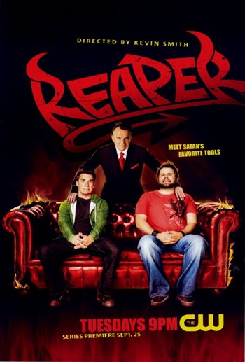 Reaper Movie Poster Print showcasing dramatic artwork.