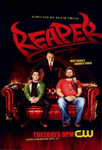 Reaper Movie Poster Print showcasing dramatic artwork.