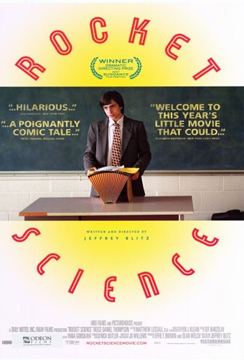 Rocket Science Movie Poster Print showcasing whimsical adventure theme.